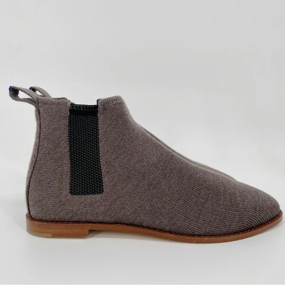 Rothy s Shoes Rothys The Merino Ankle Graphite Brown Square Toe Ankle Booties Nwt Chelsea Poshmark